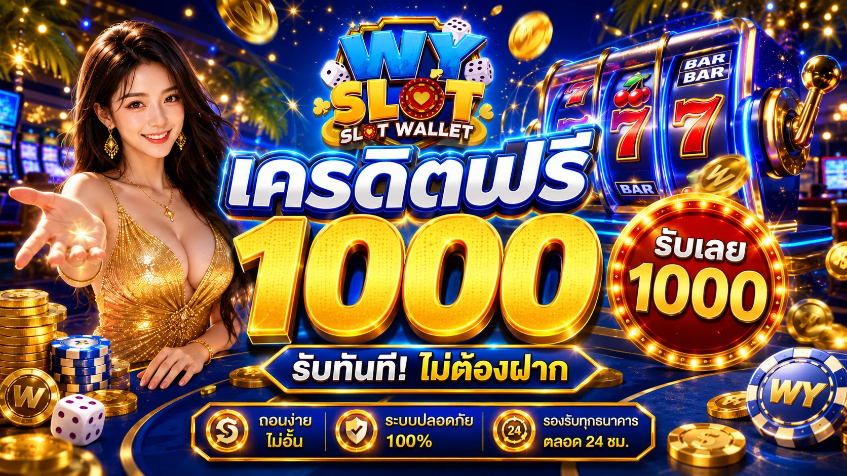 เครดิตฟรี 1000